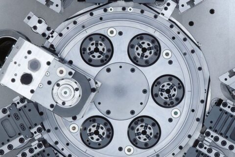 INDEX MS16 Plus multi-spindle lathe features six spindles