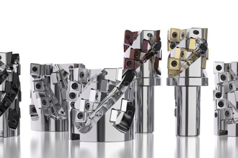 Seco Helical SN8-13 Milling System features double-sided helix inserts