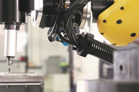 Schunk improves post processing with R-EMENDO RCE electric deburring spindle