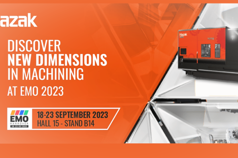 Mazak to exhibit total vision for advanced manufacturing at EMO 2023