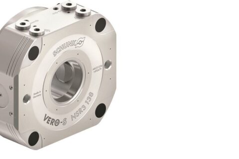 SCHUNK VERO-S NSR3 Expands Pneumatic Coupling Range for Robot Pallet Handling